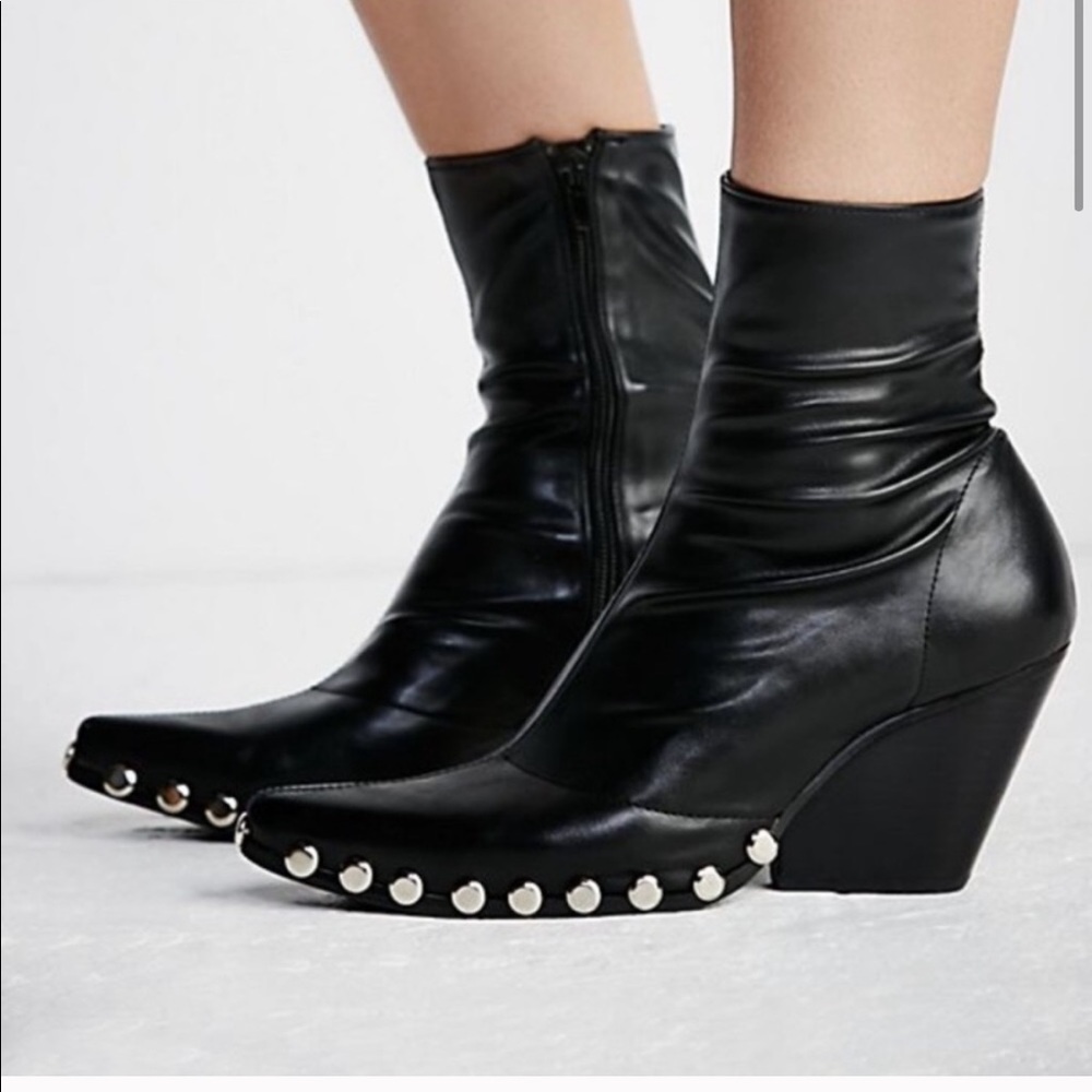 Jeffrey Campbell Walston Studded Booties